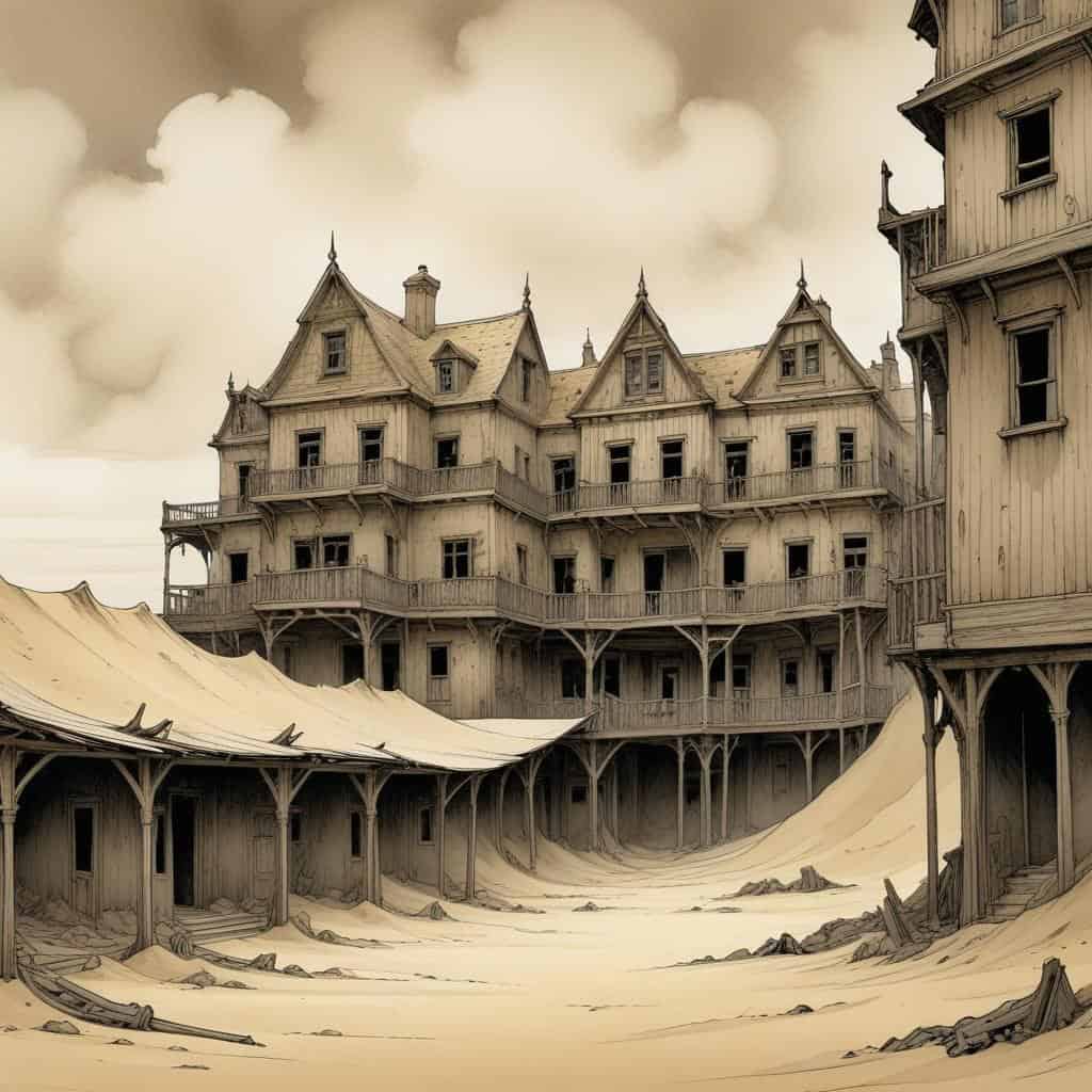 Deserted Buildings and Sand-filled Rooms