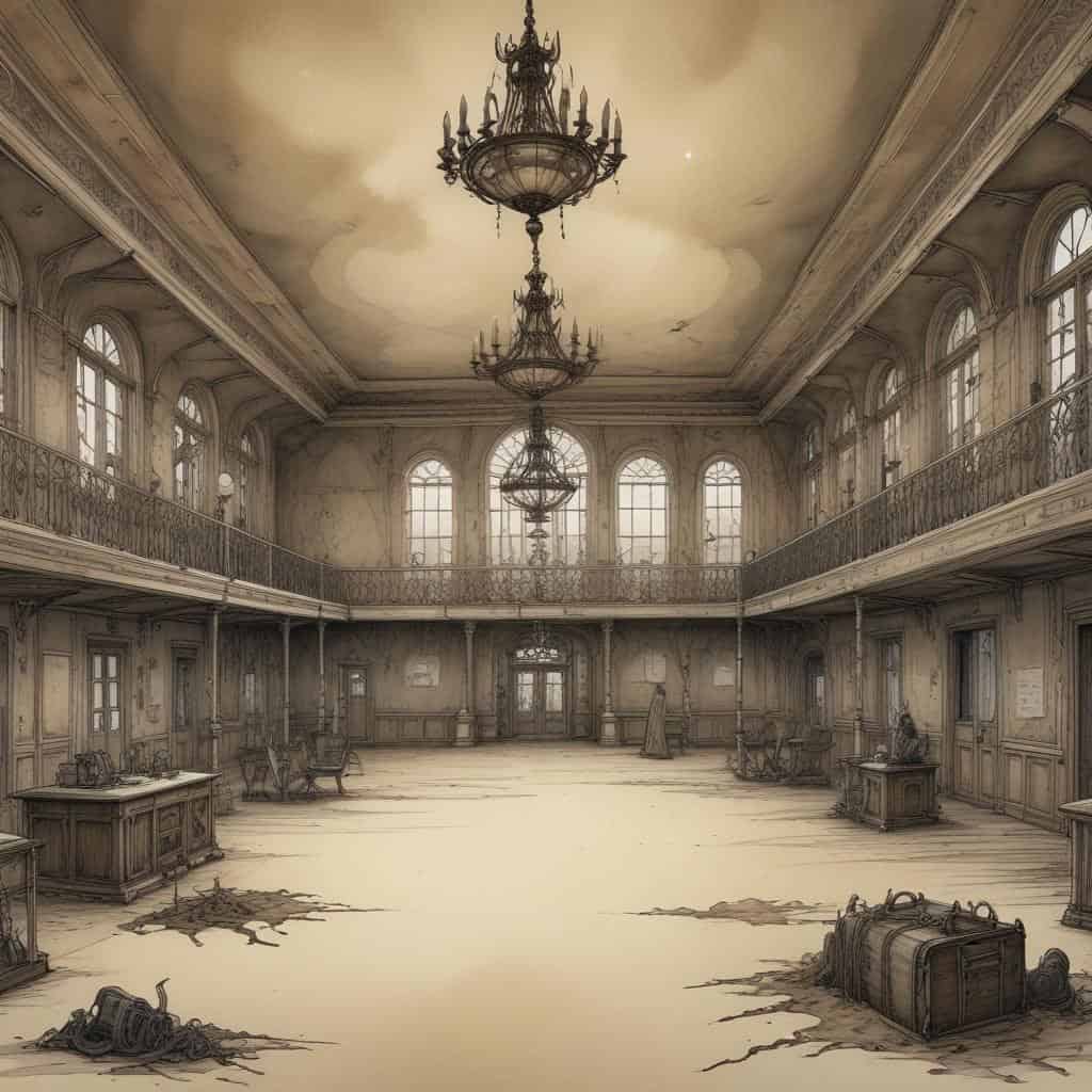 Exploring the Spooky Hospital and Ballroom