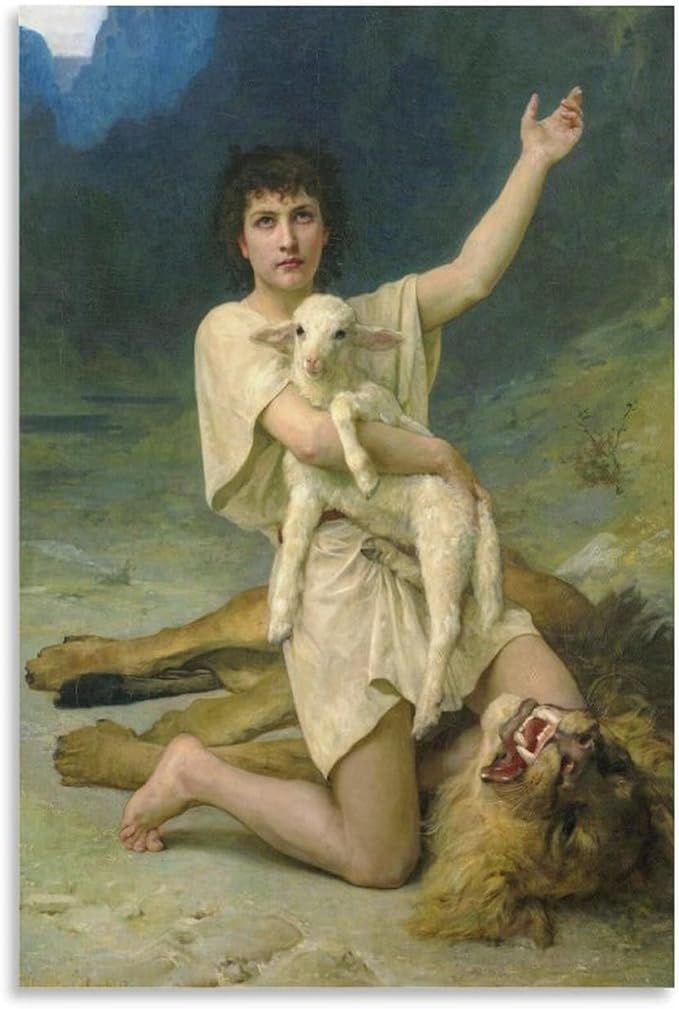 The Shepherd David, 1895 Poster Print