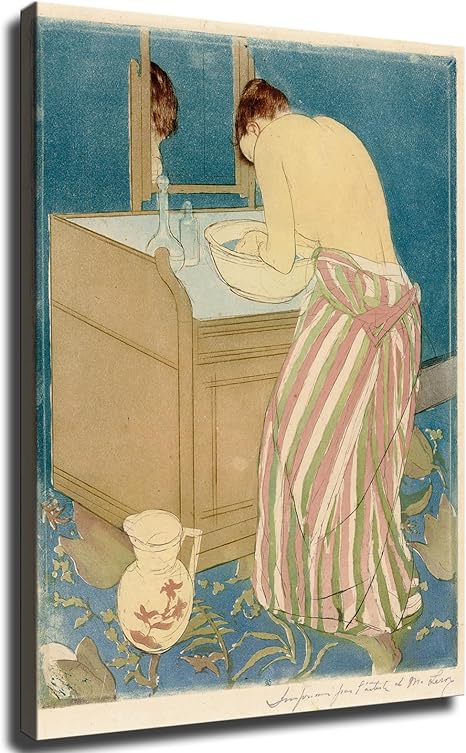 Woman Bathing Print