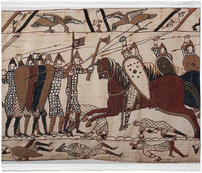 Bayeux Tapestry Throw Blanket