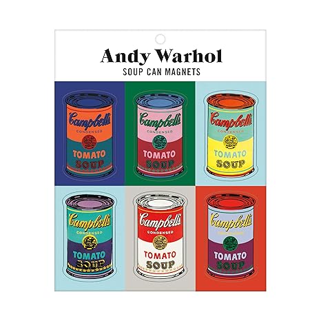 Andy Warhol Soup Can Magnet Set