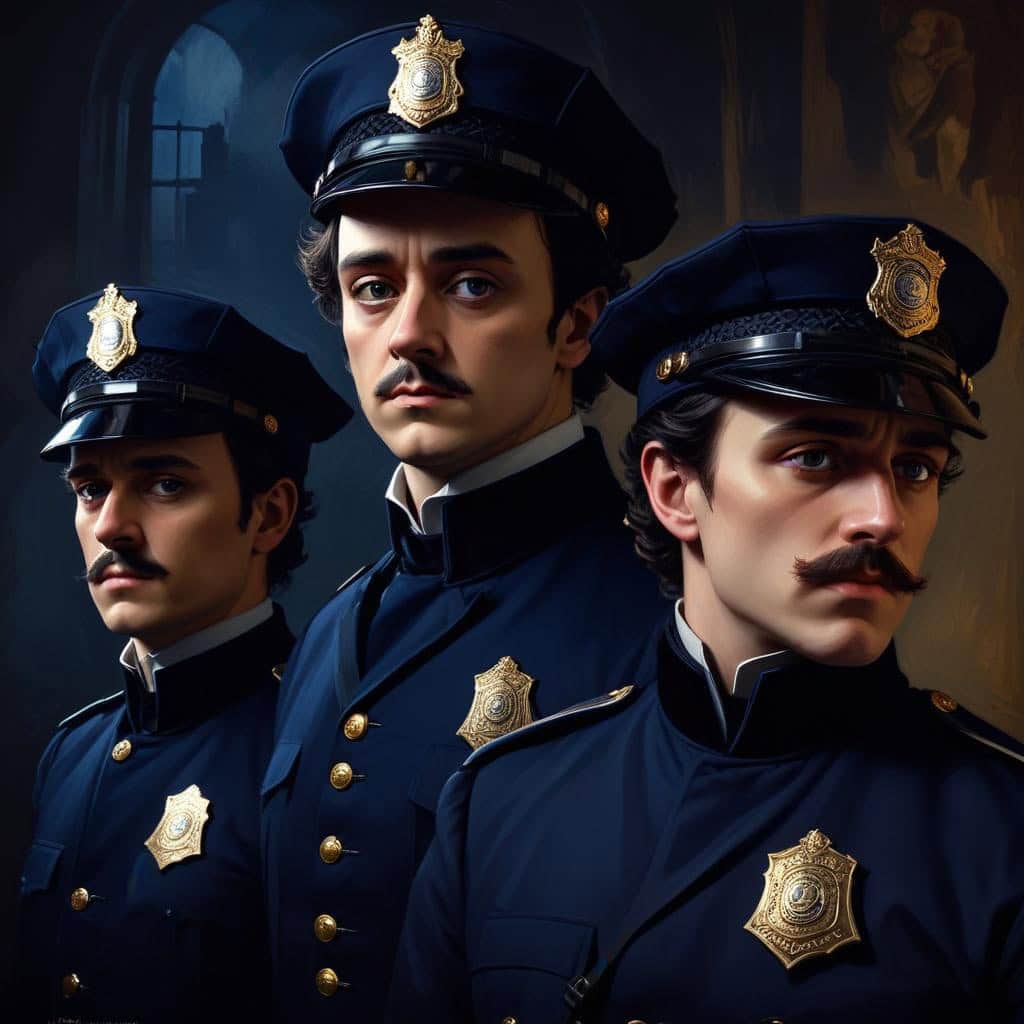 Image of The police officers