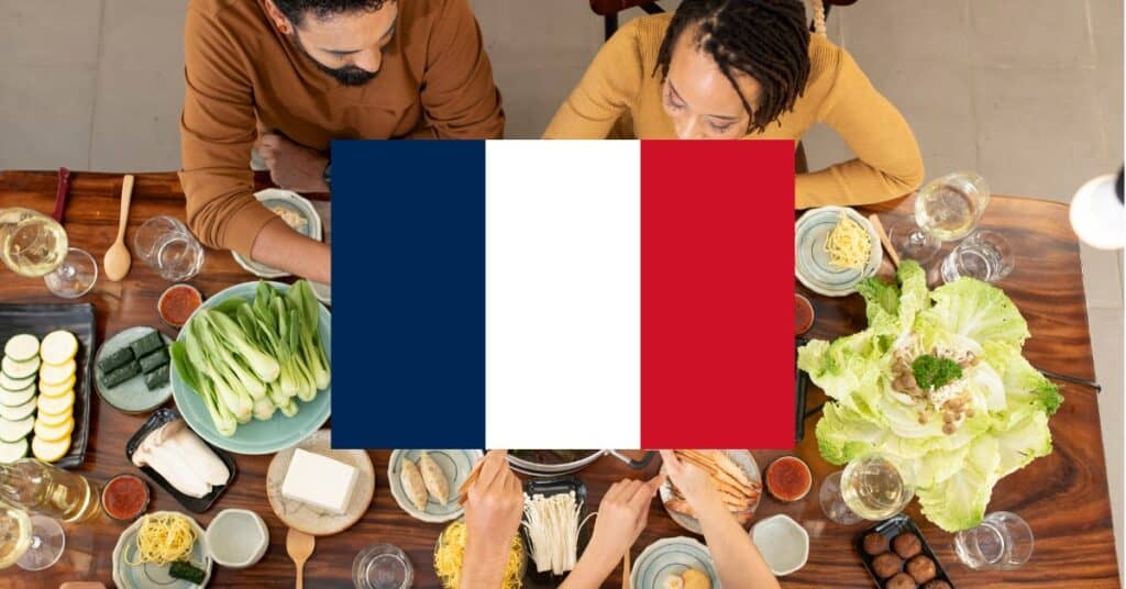 learning vocabulary games for eating out in French