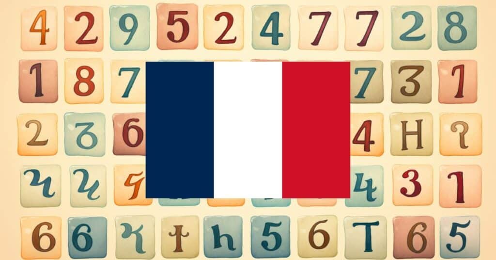 learning vocabulary games for numbers in French