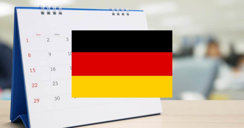 learning vocabulary games for months in German