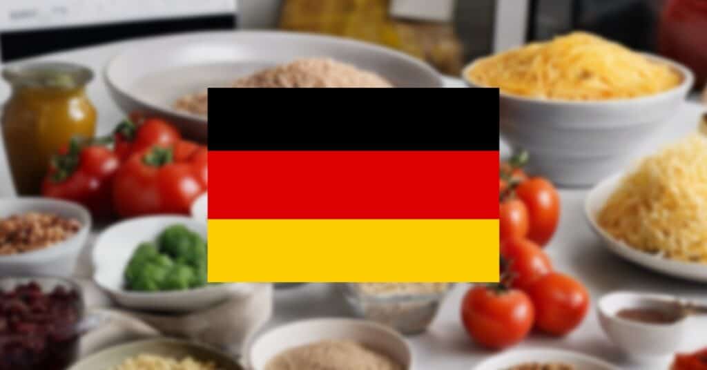 learning vocabulary games for staple foods in German