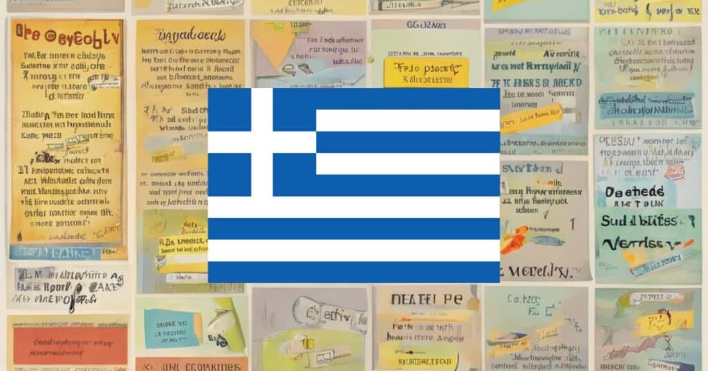 learning vocabulary games for adverbs in Greek