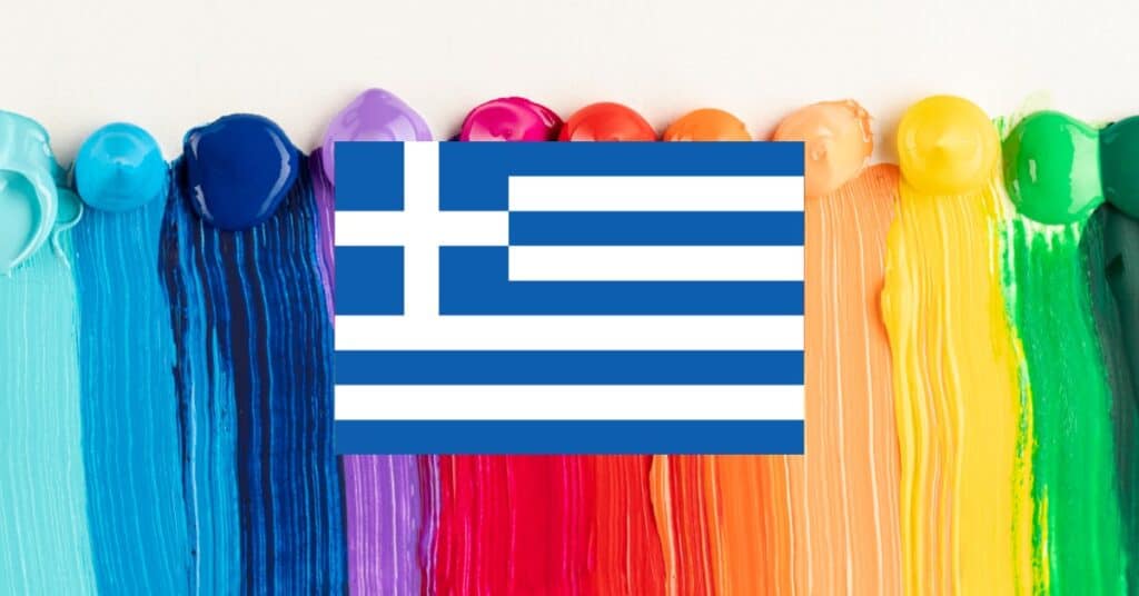 learning vocabulary games for colors in Greek