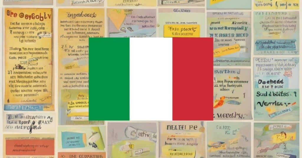 learning vocabulary games for adverbs in Italian