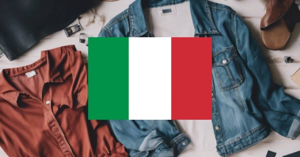 learning vocabulary games for clothing in Italian