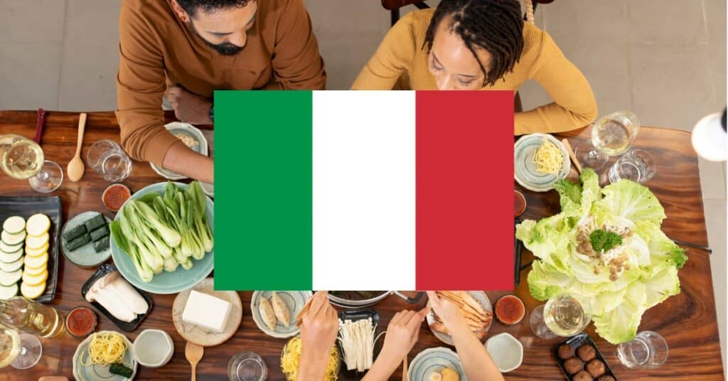 learning vocabulary games for eating out in Italian