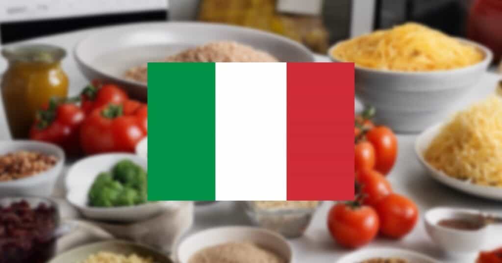 learning vocabulary games for staple foods in Italian