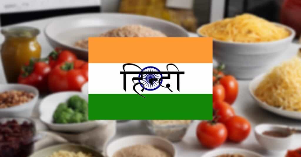 learning vocabulary games for staple foods in Hindi