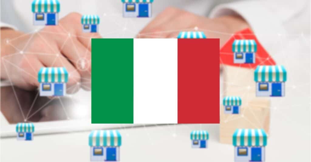 learning vocabulary games for store types in Italian