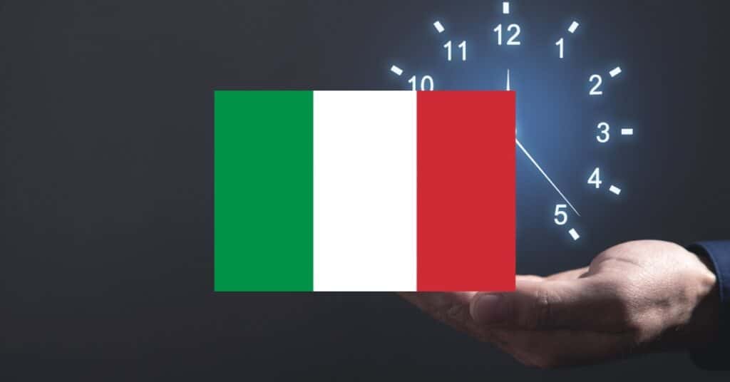 learning vocabulary games for telling time in Italian