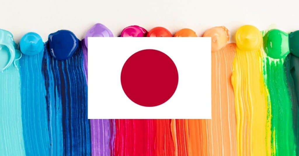 learning vocabulary games for colors in Japanese