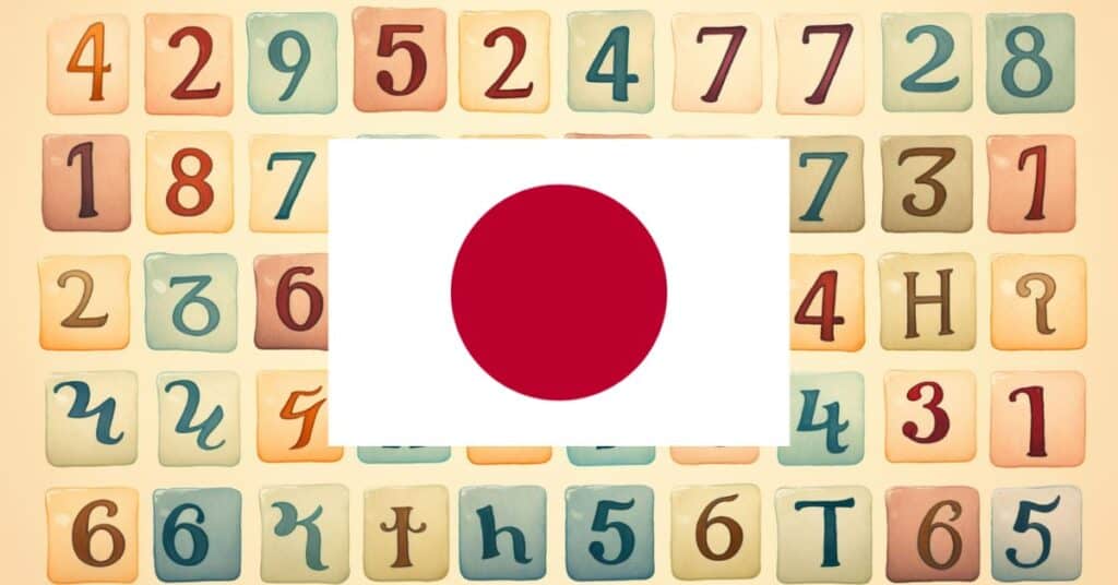 learning vocabulary games for numbers in Japanese