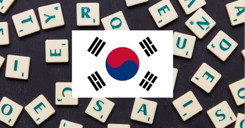 learning vocabulary games for basic words in Korean