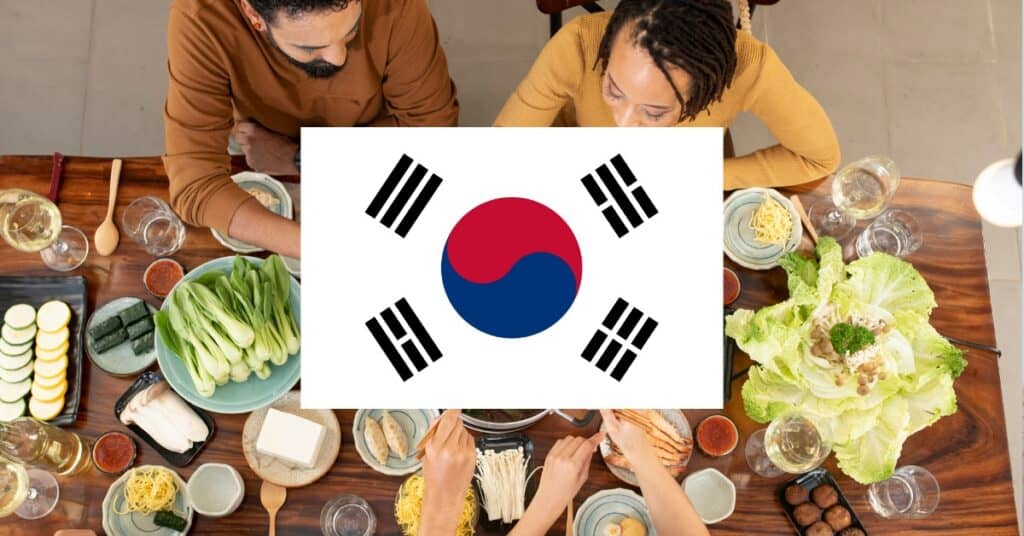 learning vocabulary games for eating out in Korean