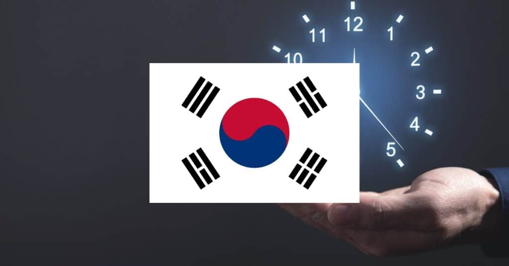 learning vocabulary games for telling time in Korean