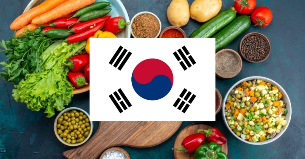 learning vocabulary games for vegetables in Korean