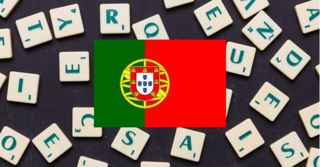 learning vocabulary games for basic words in Portuguese