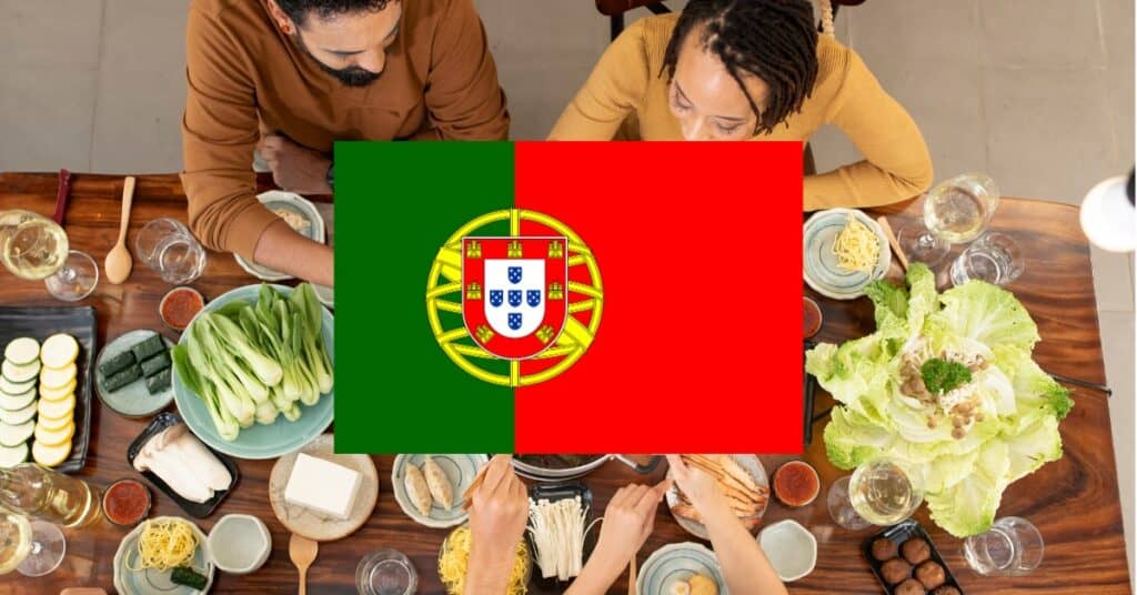 learning vocabulary games for eating out in Portuguese