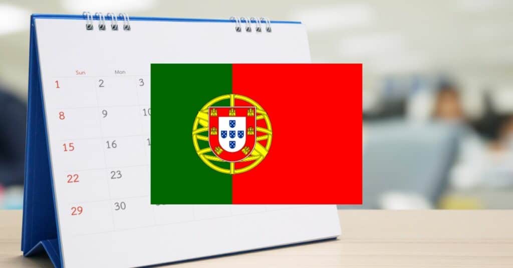 learning vocabulary games for months in Portuguese