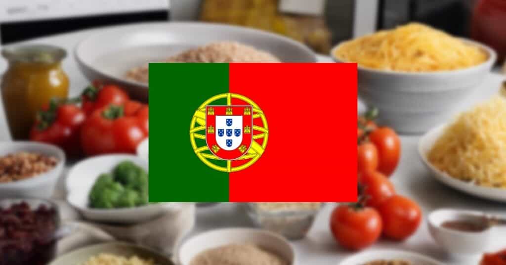 learning vocabulary games for staple foods in Portuguese