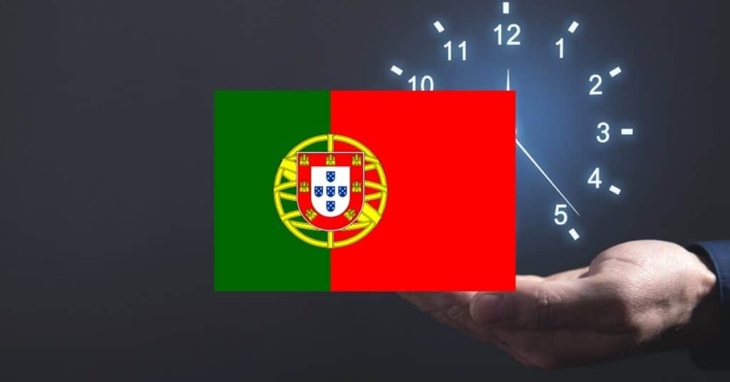 learning vocabulary games for telling time in Portuguese