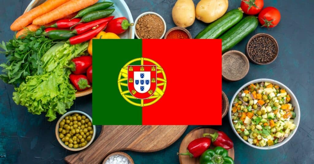 learning vocabulary games for vegetables in Portuguese