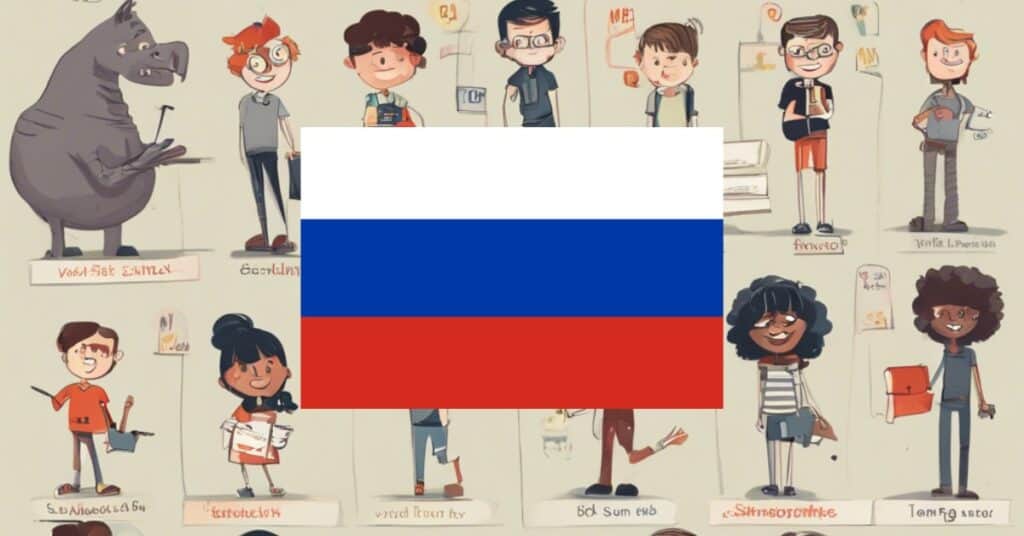 learning vocabulary games for adjectives in Russian