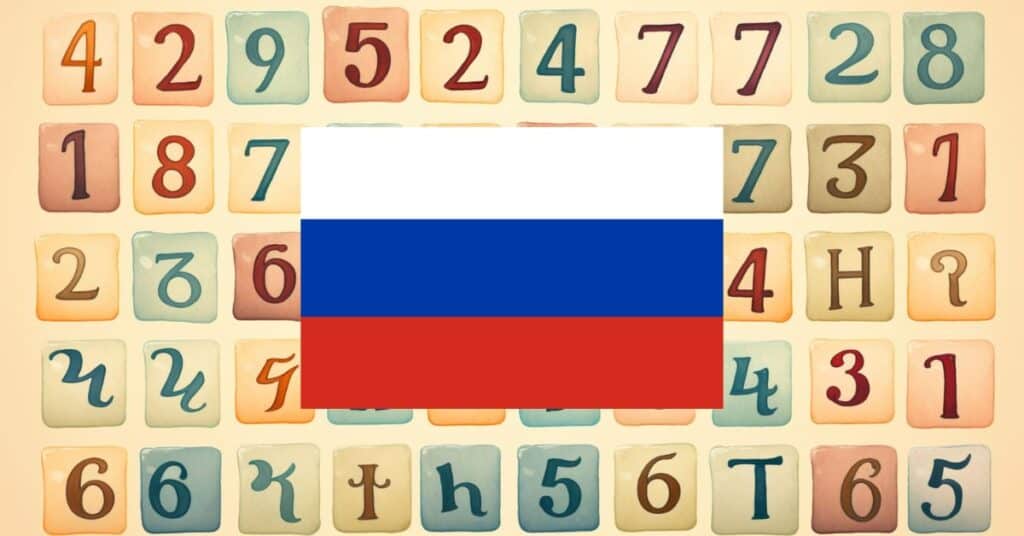 learning vocabulary games for numbers in Russian