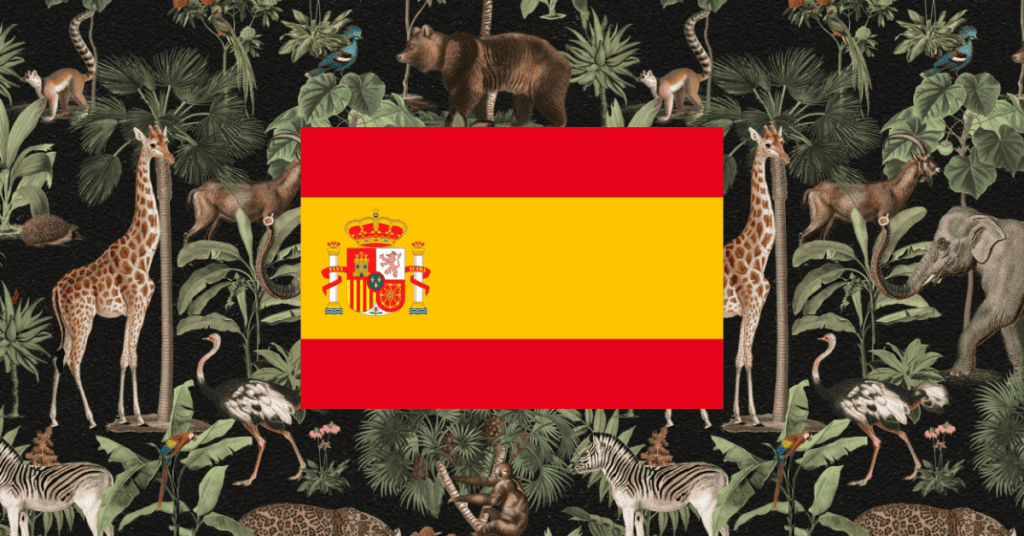 learning vocabulary games for animals in Spanish