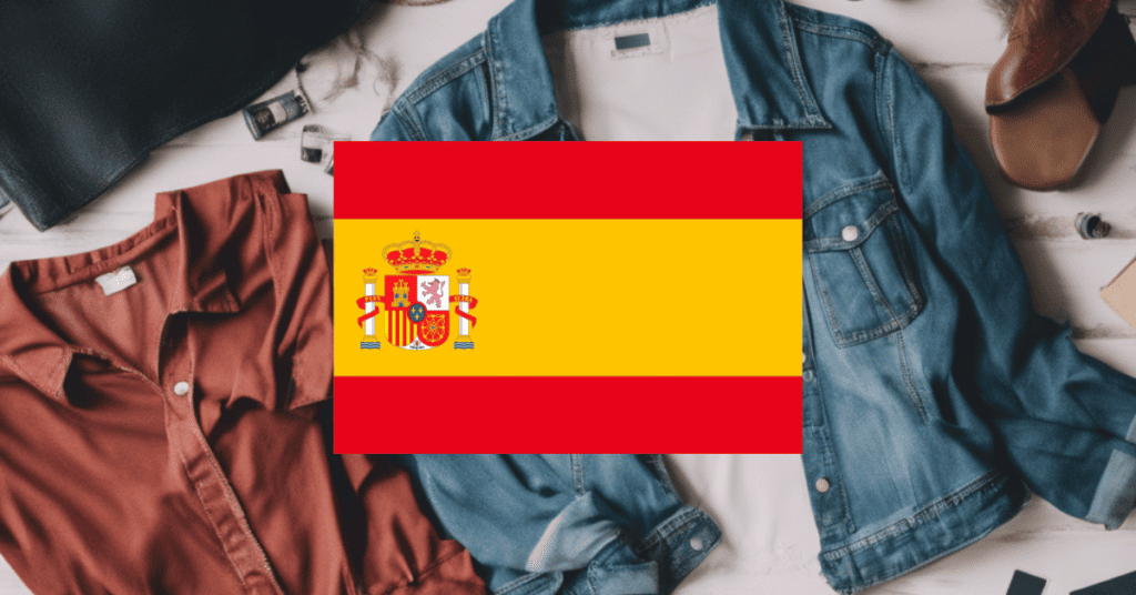 learning vocabulary games for clothing in Spanish