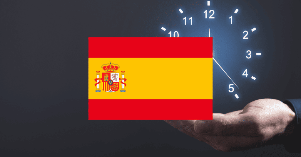 learning vocabulary games for telling time in Spanish