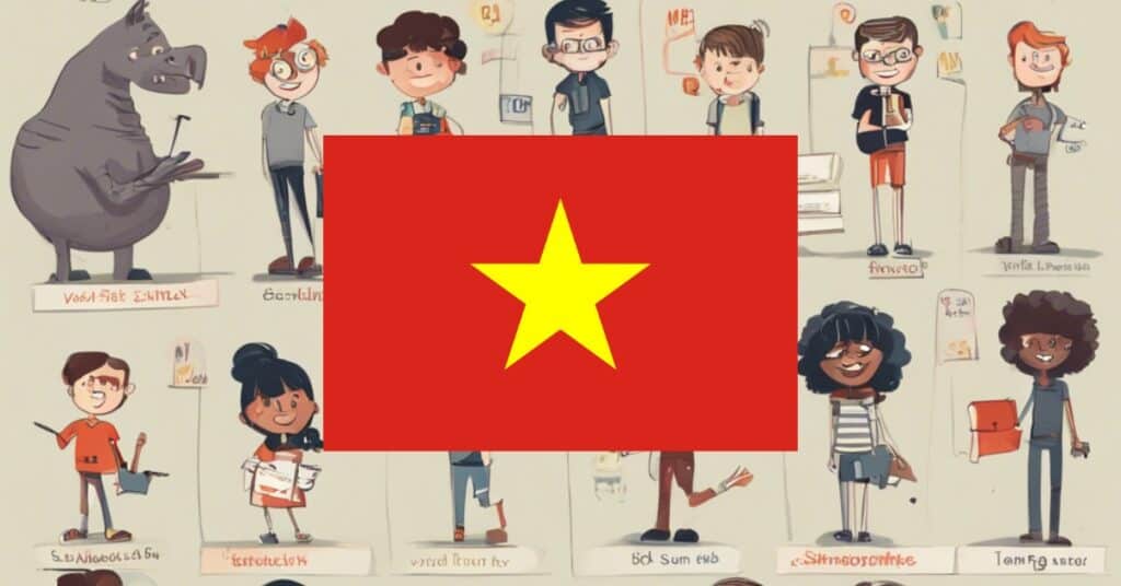 learning vocabulary games for adjectives in Vietnamese