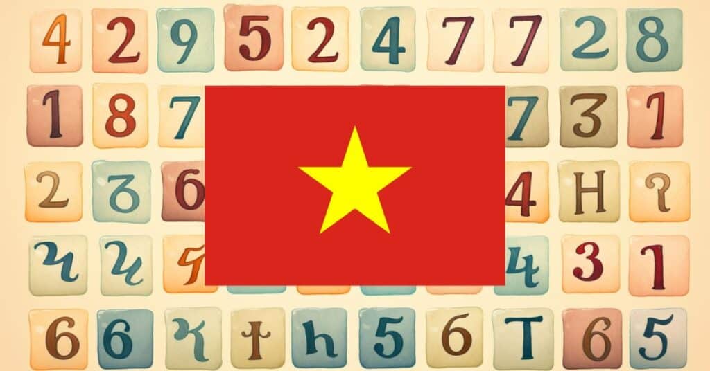 learning vocabulary games for numbers in Vietnamese