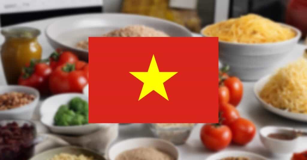 learning vocabulary games for staple foods in Vietnamese