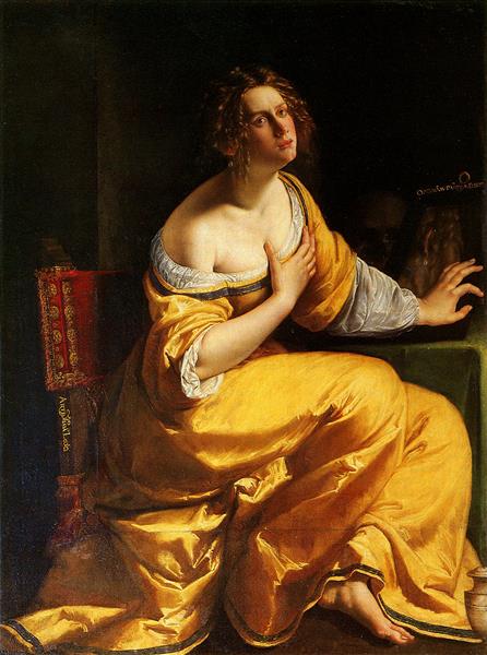 Mary Magdalene artwork by Artemisia Gentileschi