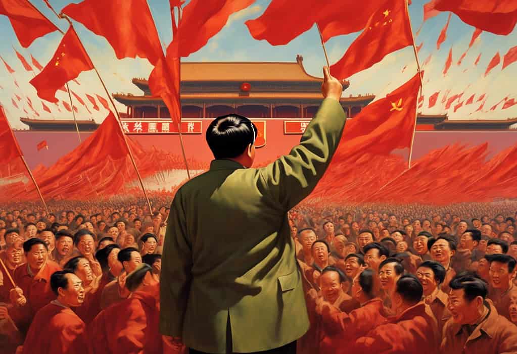 Image depicting the founding of the People's Republic of China in 1949