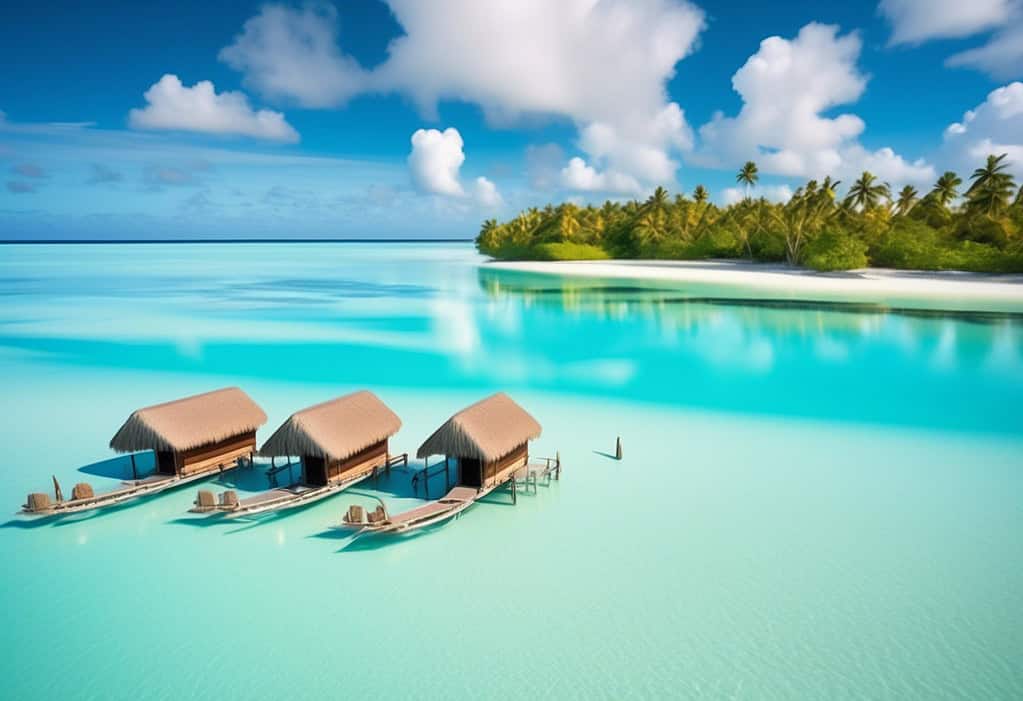 Aitutaki Turquoise Lagoon at Sunrise