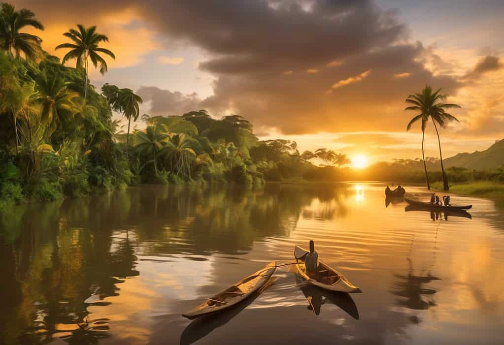 Nadi River Sunset Fiji