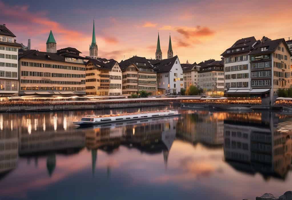 Twilight in Zurich image