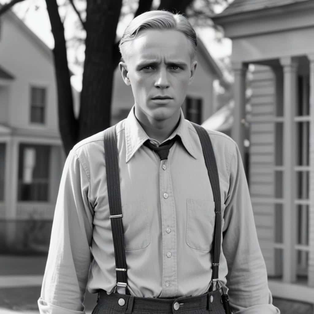 Boo Radley in to Kill a Mockingbird