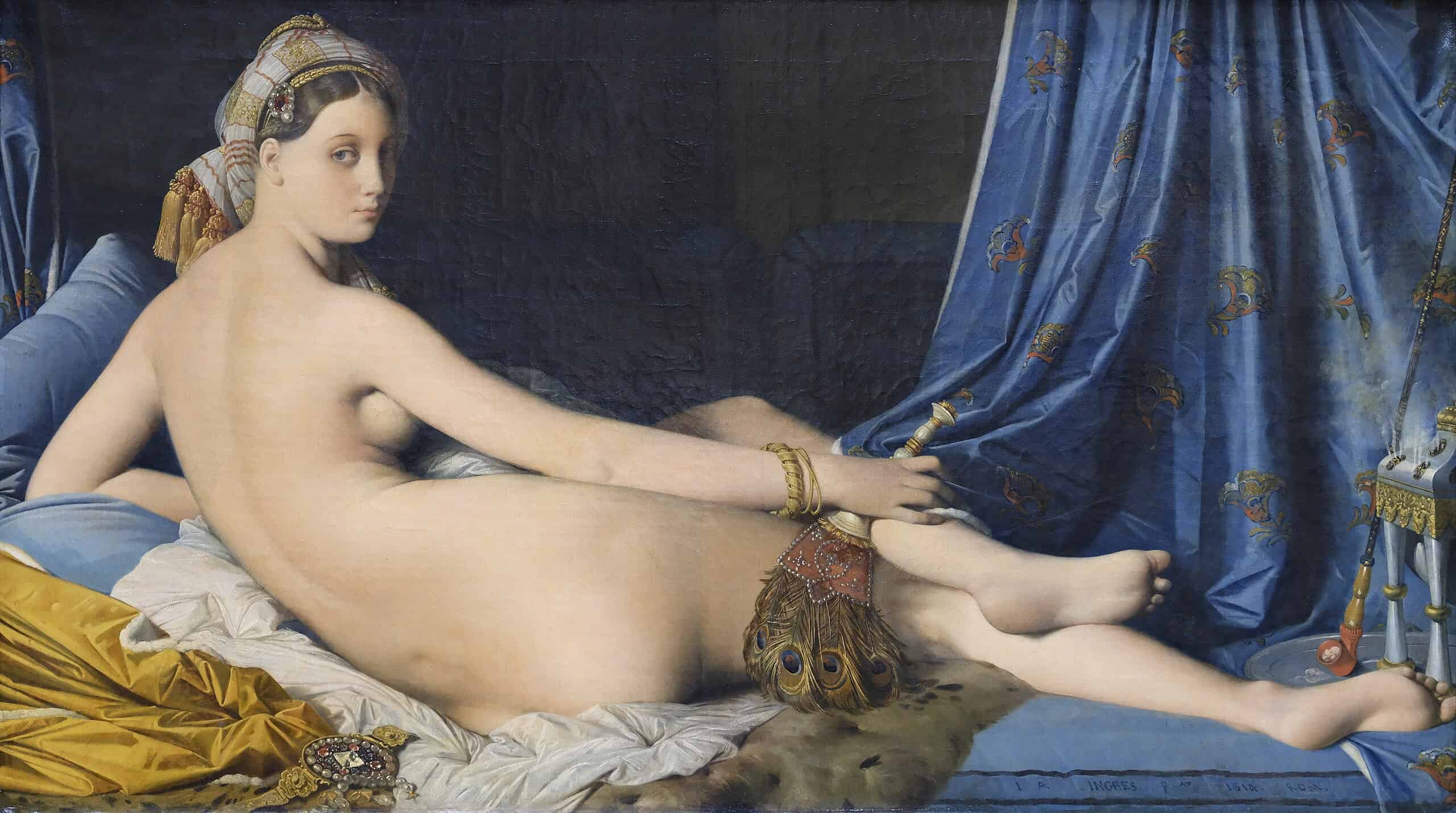 Jean-Auguste-Dominique Ingres - Grande-odalisque